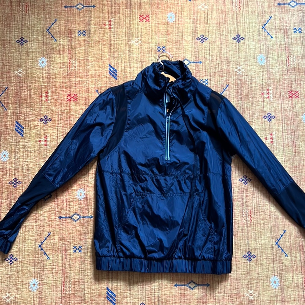 Fabletics Black Throwover jacket. Size Large. Like New